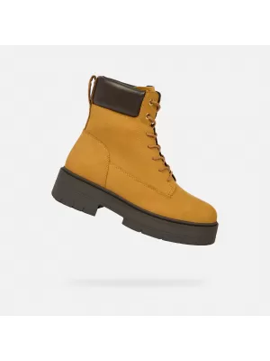 Dámske topánky GEOX SPHERICA EC7 G009696 JANTÁROVÁ