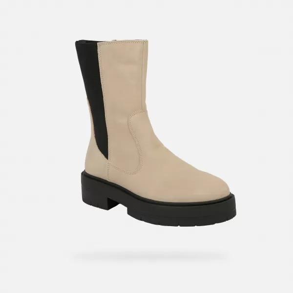  Dámske topánky GEOX SPHERICA EC7 G015004 BÉŽOVÁ 
