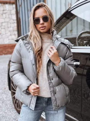Dámska bunda DSTREET TY5191 TMAVO ŠEDÁ