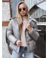 Dámska bunda DSTREET TY5191 TMAVO ŠEDÁ
