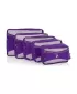 Sada organizátorov HEYS ECO PACKING CUBE 5PC SET II FIALOVÁ