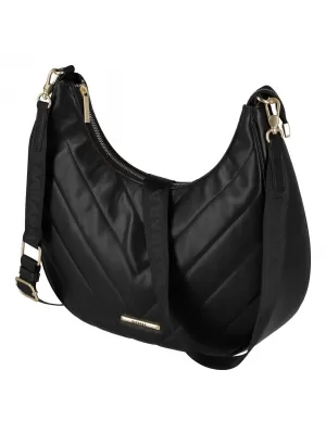 Kabelka TRAVELITE BARBARA COZY HOBO BAG ČIERNA