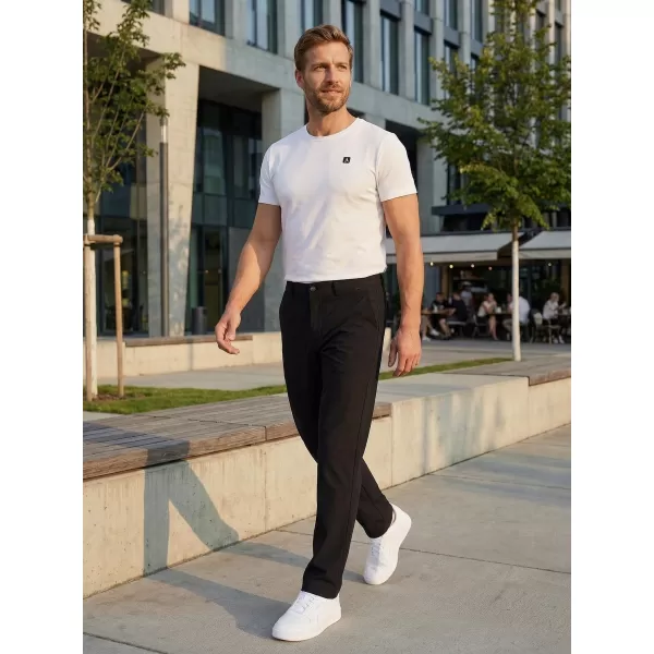  Pánske nohavice ALTISPORT ATS TROUSER SLIM-FIT ČIERNA 