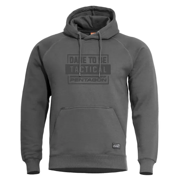 Mikina PENTAGON PHAETON HOOD SWEATER K09021-DT ŠKVÁROVÁ ŠEDÁ 