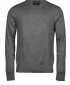 Pánsky sveter TEE JAYS | TJ 6000 GREY MELANGE