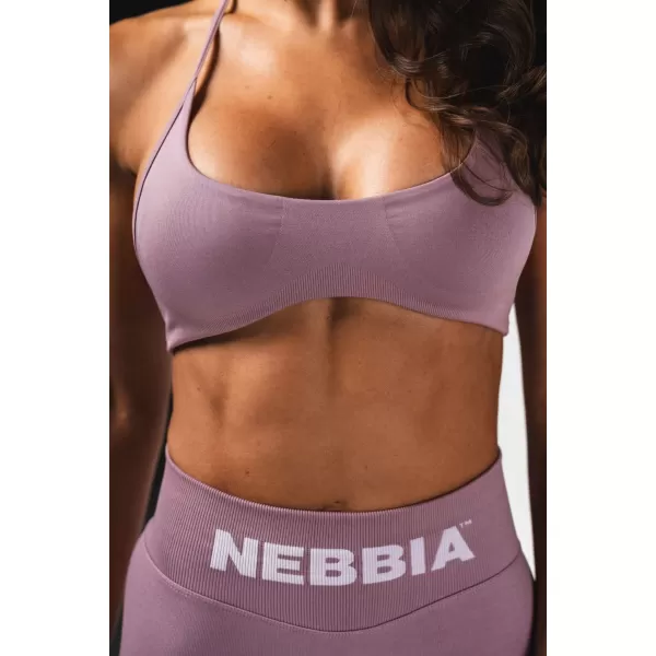  Bezšvová vyťahovacia športová podprsenka FLOW SEAMLESS 495 PINK Nebbia 