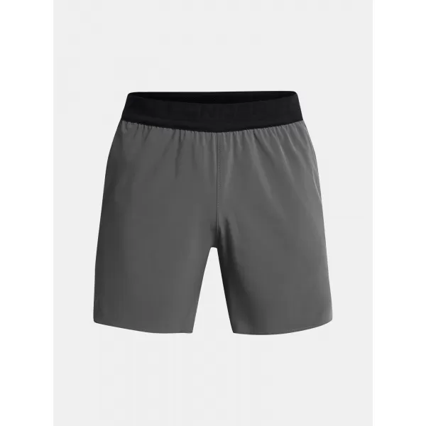  Pánske šortky UNDER ARMOUR UA PEAK WOVEN SHORTS 1376782-025 SIVÁ 