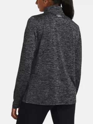 Dámska mikina UNDER ARMOUR TECH 1/2 ZIP- TWIST 1384225-001 ČIERNA