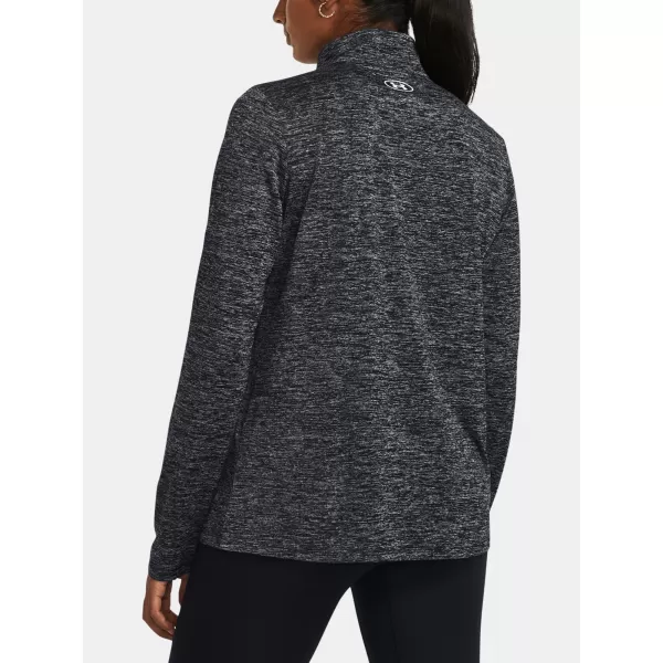  Dámska mikina UNDER ARMOUR TECH 1/2 ZIP- TWIST 1384225-001 ČIERNA 