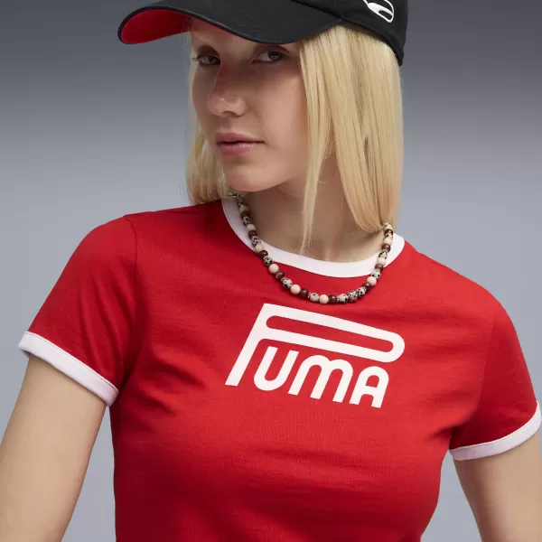  Dámske tričko PUMA FUTURE NAVŽDY ČERVENÁ 