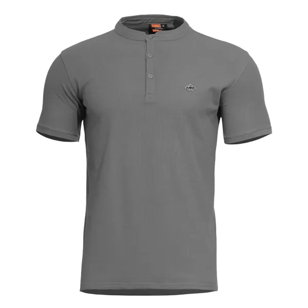  tričko PENTAGON LEVANTES HENLEY T-SHIRT K09025 VLK/SIVÁ 