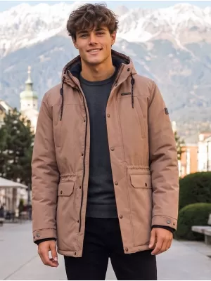 Pánska zimná bunda ALTISPORT GERRY HNEDÁ