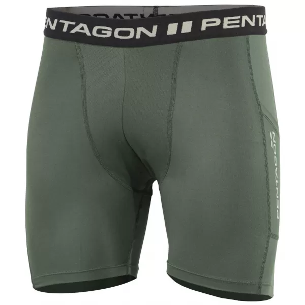  Tangá PENTAGON APOLLO SHORTS K10001 CAMO ZELENÁ 