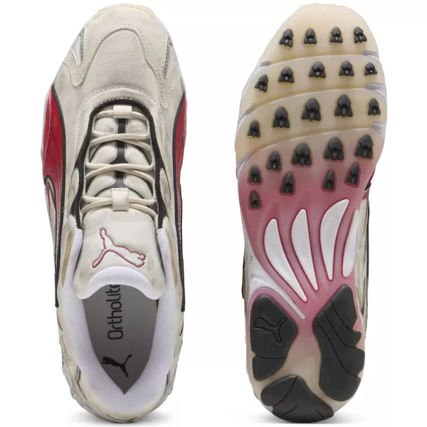  Pánske topánky PUMA INHALE DISTRESSED 40453202 ALPINE SNOW/NA CELÚ DOBU ČERVENÁ 