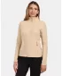Dámska fleecová mikina KILPI GLAMER-W ZL0210KI BÉŽOVÁ