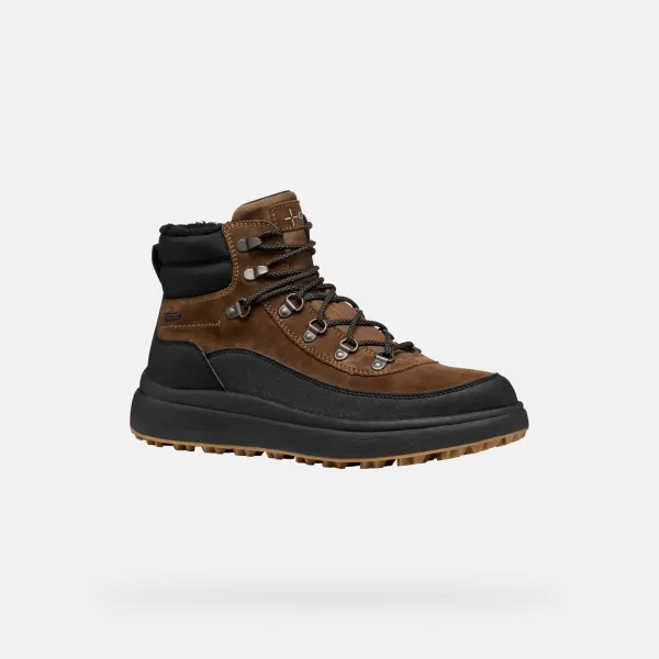  Pánske topánky GEOX GRANITO + GRIP B A G011188 TMAVO HNEDÁ 