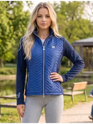 Dámska hybridná bunda ALTISPORT GAIL TMAVO MODRÁ