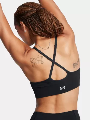 Dámska podprsenka UNDER ARMOUR VANISH SEAMLESS LOW BRA 1384417-001 ČIERNA