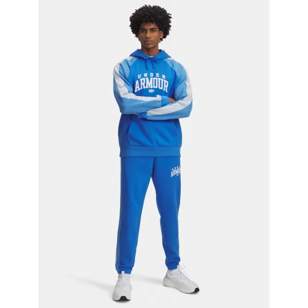  Pánske nohavice UNDER ARMOUR RIVAL FLC CB PANTS MODRÁ 