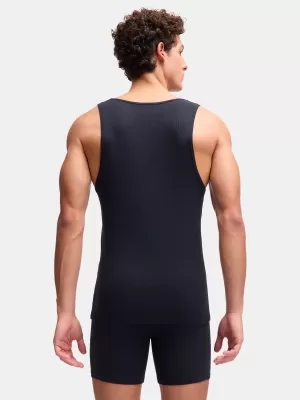 Pánske tielko UNDER ARMOUR M UA PERF COTTON TANK-2PK 6007622-001 ČIERNA