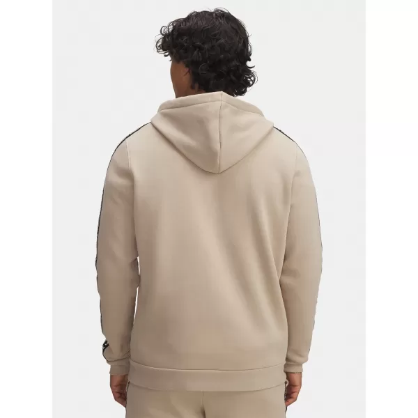  Pánska mikina UNDER ARMOUR UA ICON FLEECE FZ TAPING 1390298-299 HNEDÁ 