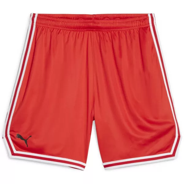  Kraťasy PUMA HOOPS TEAM GAME SHORT 67662904 ČERVENÁ PUMA 