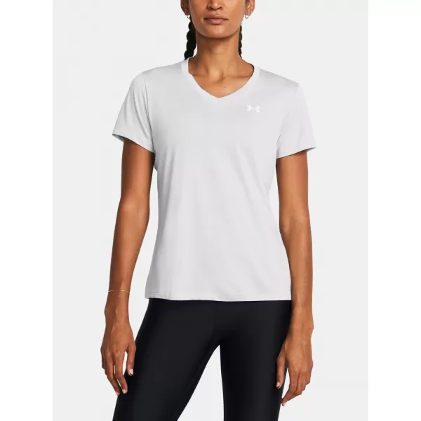 Dámske tričko UNDER ARMOUR TECH SSV- TWIST 1384227-014 SIVÁ 