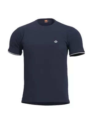 tričko PENTAGON LEVANTES CREWNECK STRIPES K09026 NÁMORNÍCKA MODRÁ