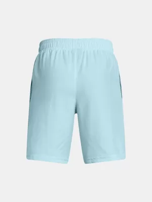 Chlapčenské šortky UNDER ARMOUR UA TECH WOVEN WORDMARK SHORT 1383341-494 MODRÁ