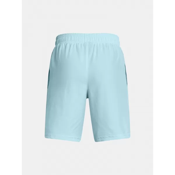  Chlapčenské šortky UNDER ARMOUR UA TECH WOVEN WORDMARK SHORT 1383341-494 MODRÁ 