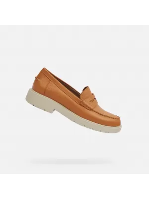 Dámske mokasíny GEOX SPHERICA EC1 G000459 HNEDÁ