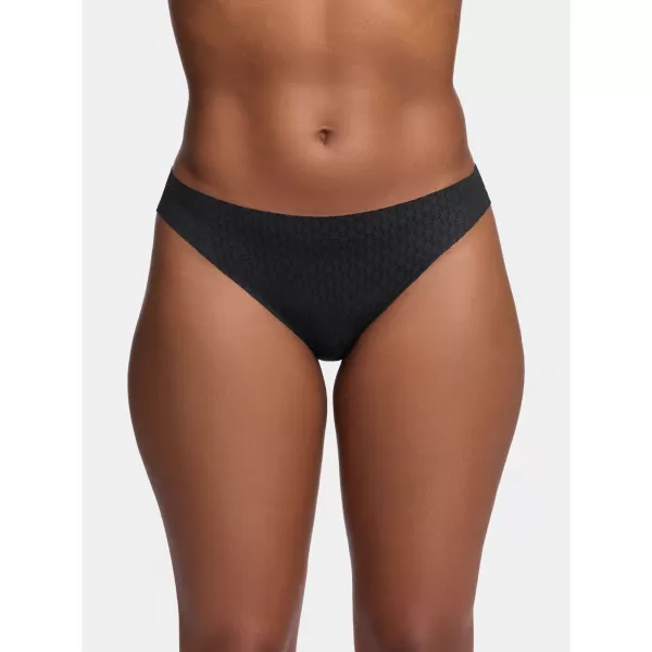  Dámske tangá UNDER ARMOUR UA PURE STRETCH MESH (3KS) 1390412-001 ČIERNA 