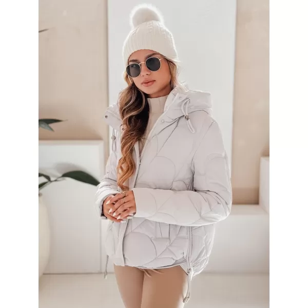  Dámska bunda DSTREET TY5042 BIELA 