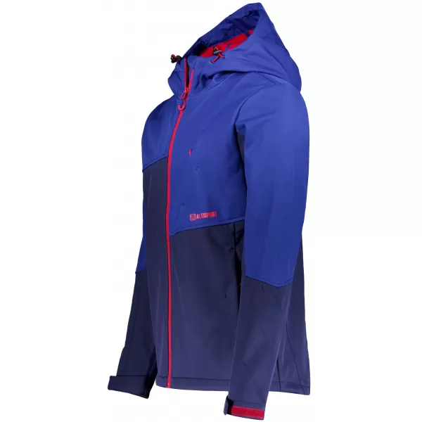  Pánska bunda so softshell ALTISPORT GAN MODRÝ 