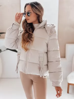 Dámska bunda DSTREET TY5066 BÉŽOVÁ