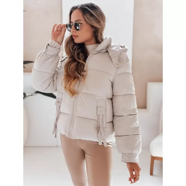  Dámska bunda DSTREET TY5066 BÉŽOVÁ 