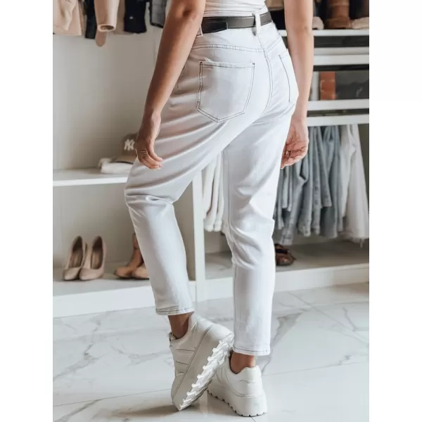  Dámske nohavice DSTREET UY2432 BIELA 