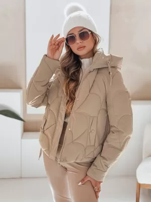 Dámska bunda DSTREET TY5041 KARAMEL