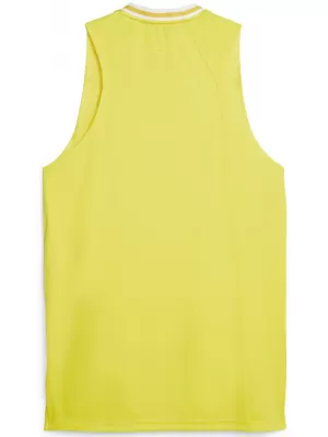 Mužský dres PUMA HOOPS TEAM GAME JERSEY 67662805 KYBERNETICKÁ ŽLTÁ