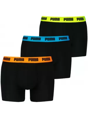 Boxer PUMA MEN EVERYDAY BOXER 3P 93832706 FARBY LOGOVÉHO LOGA Z ČIERNEJ/VARIE