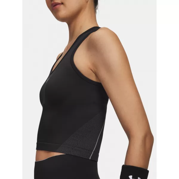  Dámske tielko UNDER ARMOUR UA VANISH SEAMLESS TANK 6000640-004 ČIERNA 