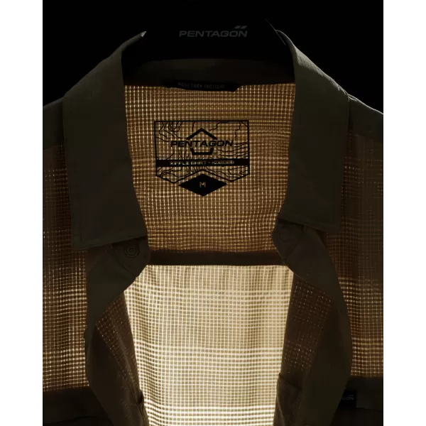  Pánska košeľa PENTAGON RIPPLE SUNPROOF SHIRT K02028 RANGER ZELENÁ 