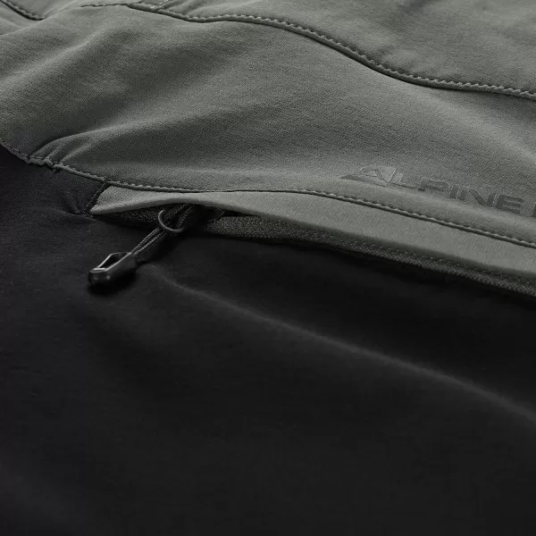  Pánske softshell nohavice ALPINE PRO AKAN 2 PETROLEJ 
