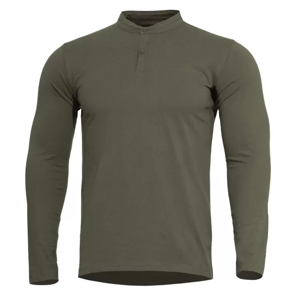  Košeľa PENTAGON ROMEO 2.0 HENLEY SHIRT K09016 OLIVOVO ZELENÁ 
