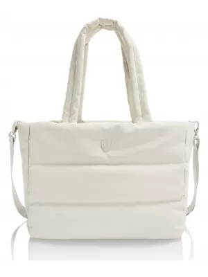 Taška HEYS PUFFER TRAVEL TOTE OFF WHITE