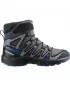 Detská obuv SALOMON XA PRO V8 WINTER WATERPROOF J TURBULENCIA/ČIERNA/TMAVOMODRÁ