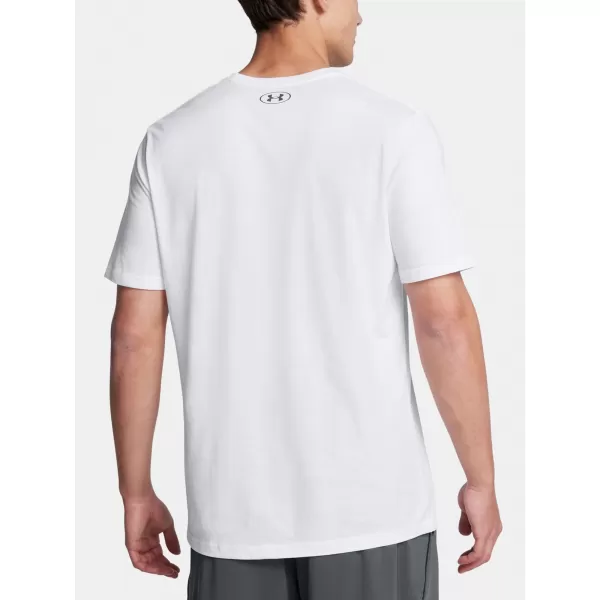  Pánske tričko UNDER ARMOUR UA M BOXED SPORTS UPDATED SS 1386793-100 BIELA 