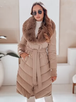 Dámsky kabát DSTREET TY5077 KARAMEL