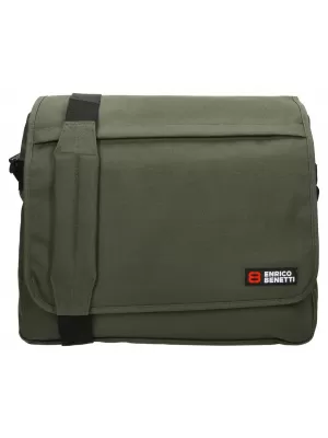 Pánska taška ENRICO BENETTI Amsterdam Shoulder Bag OLIVOVÝ