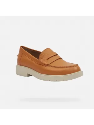 Dámske mokasíny GEOX SPHERICA EC1 G000459 HNEDÁ